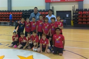 Equipo benjamín del Sporting Fútbol Sala La Nucía