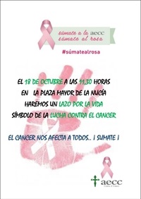 La Nucia Cartel Cancer Lazo Rosa 2015