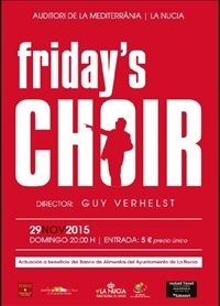 La Nucia Cartel Aud Fridays Choir nov 2015