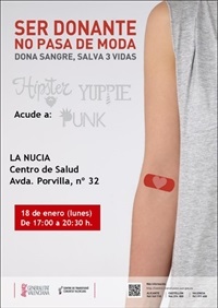 La Nucia Cartel Sangre Donac enero 2016