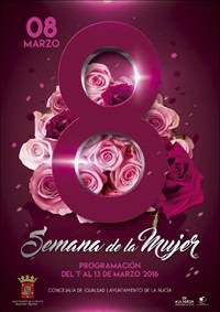 La Nucia Cartel Semana Mujer 2016