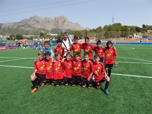 El equipo alevín de La Nucía C.F. ha comenzado la CBCup con victoria