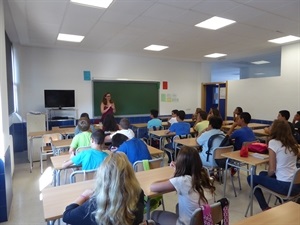 Una clase del IES La Nucía