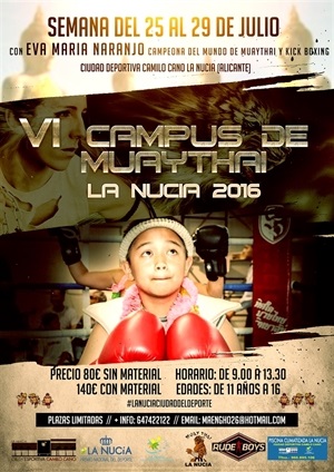 Cartel del Campus de Muay Thai 2016