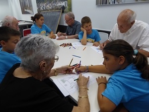 En esta actividad los jóvenes nucieros demuestran su solidaridad  y aprenden en valores