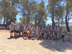 El Grup Scout La Nucía en Moixent