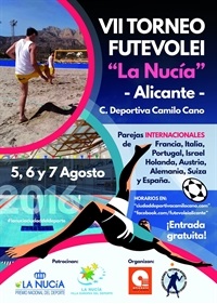 La Nucia Cartel Torneo Futevolei 2016