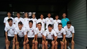 Equipo al completo del juvenil de La Nucía C.F.