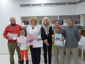 Entrega de los premios del V Concurso Literario “Abuelo cuéntame un cuento” en 2015