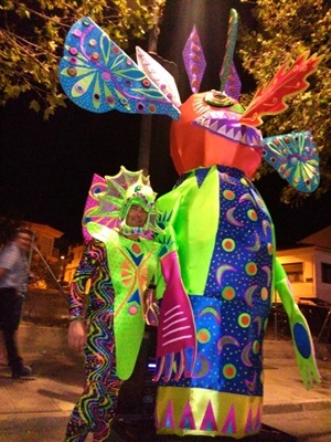 Espectacular Alebrije de Oaxaca de la Penya El Cuc