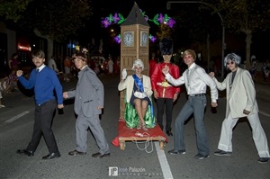 "Londres" de la penya l'Esclafit con el que consiguió el cuarto premio. . Foto de J. Palazón