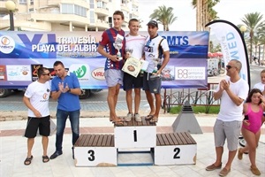 Podium masculino con Javier Ronda en los más alto, con tan sólo 15 años