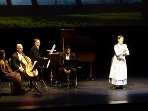 La soprano Itziar M. Galdós durante su concierto en La Nucía