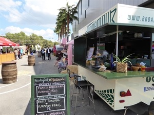 Zona de Street Food Market donde reponer fuerza