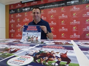 Sergio Villalba, concejal de Deportes, en la presentación de las Escuelas Deportivas