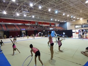 El Pabellón Municipal Camilo Cano de La Nucía será de nuevo la sede de una prueba de Gimnasia Rítmica federada