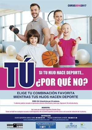 Cartel Campaña Deportiva "Tú ¿por qué no?"