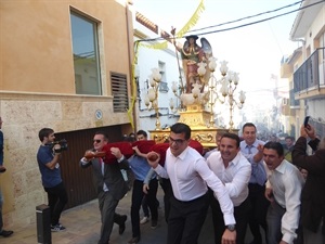 Carrer a ritmo de traca de Sant Rafel