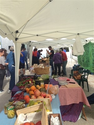 En el Mercat de la Terra se pueden comprar productos agro ecológicos