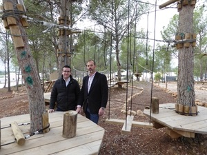 David Reguero, Director Forestal Park La Nucía y Pepe Cano, concejal de Participación Ciudadana de La Nucía