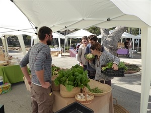 Vecinos de toda la comarca se acercaron al Mercat de la Terra de La Nucía