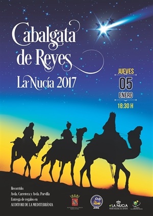 cartel cabalgata reyes la nucia