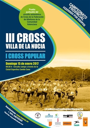 Cartel del III Cross de La Nucía