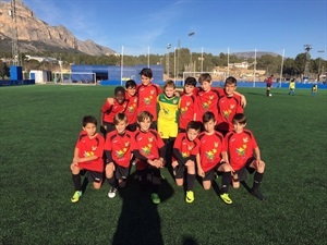 El Alevín "A" del CF La Nucía ganó en Jávea