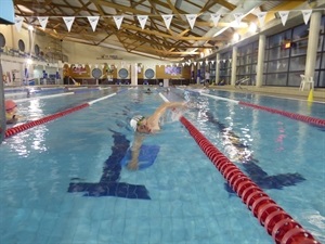 Jonathan Brownlee en su entrenamiento de Piscina