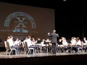 La Banda Juvenil de l'Escola de Música de la Unió Musical La Nucía cerró el Festival, al ser la escuela decana