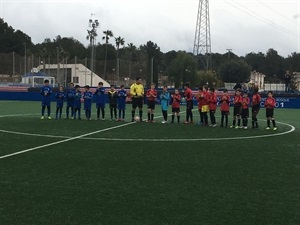 El alevín B de La Nucía CF perdió 5-6 ante el Finestrat