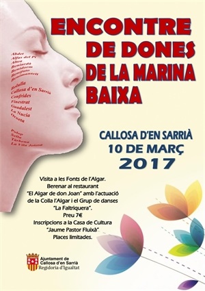 Cartel del Encontre de Dones 2017