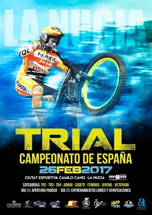 Cartel del Nacional de Trial 2017 en La Nucía