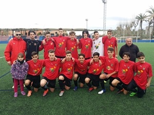 Los cadetes ganaron 3-1 al Polop en un tenso encuentro