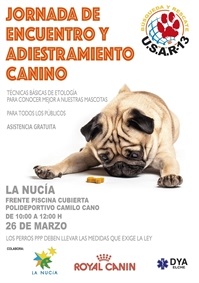 La Nucia Cartel Etologia Canina 2017