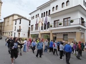 La visita turística a su paso por la plaça Major