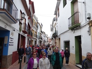 Durante el recorrido visitaron diferentes calles del casco antiguo nuciero