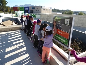 25 alumnos de de Educación Infantil del Colegio Público Sant Rafel visitaron esta mañana el Ecoparque de La Nucía