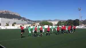 Los cadetes empataron 1-1 en Calpe