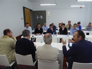 Andrés Montoyo, director EPS Alicante, durante su intervención esta mañana