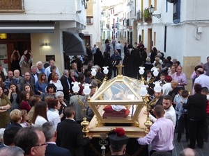 Salida de la Procesión del Santo Entierro de La Nucía