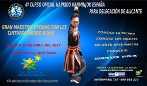 Cartel del Curso Nacional de Hapkido