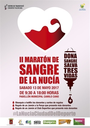 Cartel II Maratón de Sangre de La Nucía