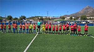 El Benjamín "D" perdió 1-5 en casa contra Salesianos Alicante