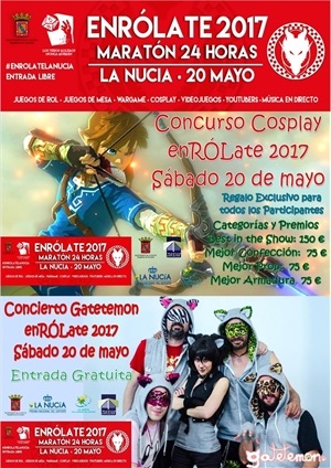 Cartel del III EnRÓLate La Nucía