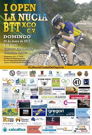 Cartel del I Open La Nucía BTT XCO