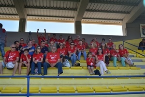 La hinchada "rojilla" no paró de animar durante todo el partido