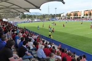 En 2016 La Ciutat Esportiva Camilo Cano se volcó con el equipo en el partido contra el C.D. Burriana