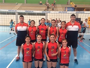 La Fase Final del Autonómico de Voley Alevín se disputó en el Pabellón UMH de Elche (Alicante)