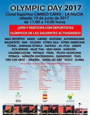 Cartel del Día Olímpico 2017